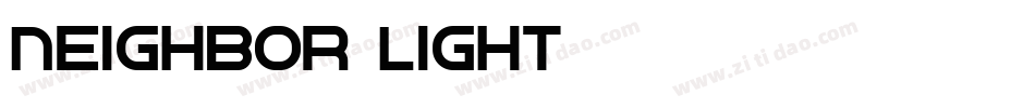 Neighbor Light字体转换
